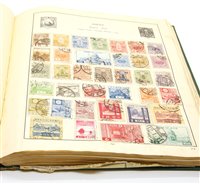 Lot 146 - One green stamp album