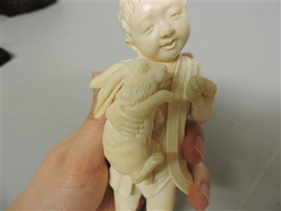 Lot 349 - A Japanese Tokyo School ivory carving