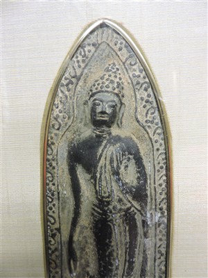 Lot 3 - A Thai bronze votive plaque