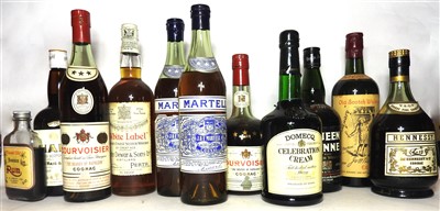 Lot 134 - Assorted Cognac, Whisky and Rum, eleven bottles in total