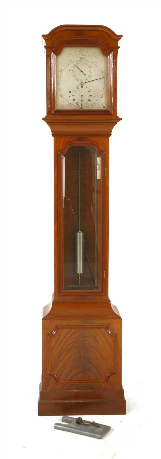 Lot 610 - A regulator longcase clock