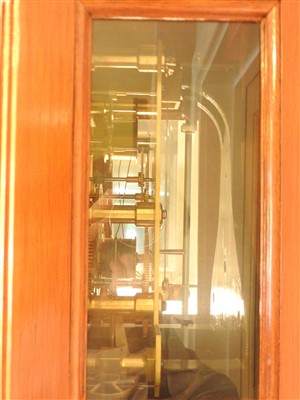 Lot 610 - A regulator longcase clock