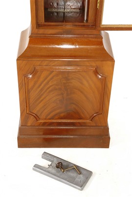 Lot 610 - A regulator longcase clock