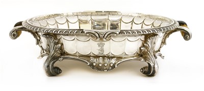 Lot 128 - A George III silver and ivory-handled dish