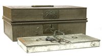 Lot 129 - A Milner & Son of Liverpool strongbox