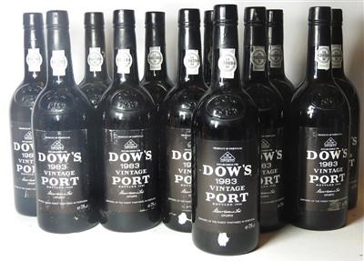 Lot 120 - Dow's, 1983, twelve bottles (owc)