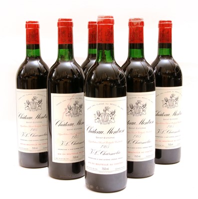 Lot 275 - Château Montrose, Saint-Estèphe, 2nd growth, 1985, six bottles (in opened owc for twelve bottles)