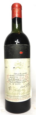 Lot 290 - Château Mouton Rothschild, Pauillac, 1st growth, 1961, one bottle
