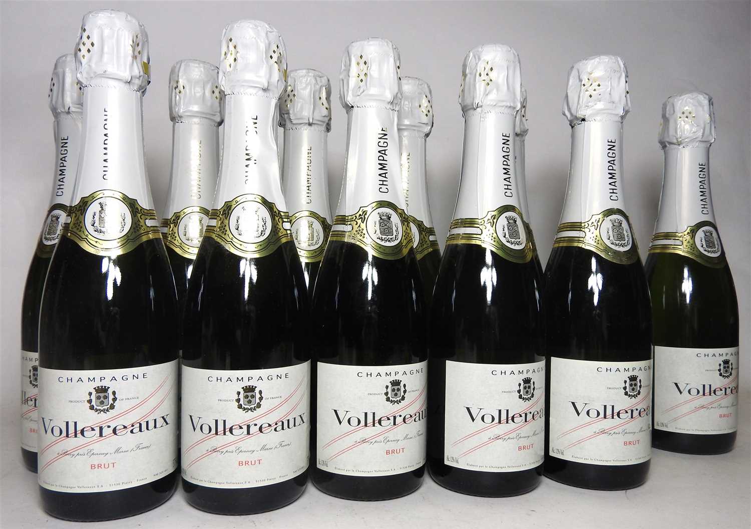 Lot 47 - Vollereaux Champagne, twelve half bottles (boxed)