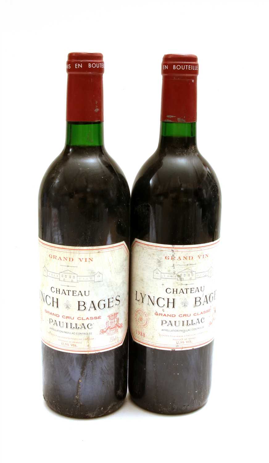 Lot 208 - Château Lynch-Bages, Pauillac, 5th growth, 1988, two bottles