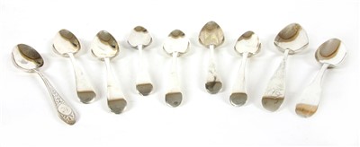 Lot 88 - A collection of Georgian silver teaspoons