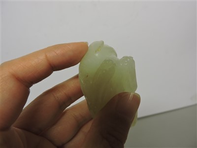 Lot 159 - A Chinese jade carving