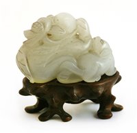 Lot 160 - A Chinese jade carving