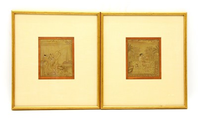 Lot 355A - A pair of Indian miniatures