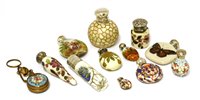 Lot 699 - Twelve assorted miniature ceramic scent bottles