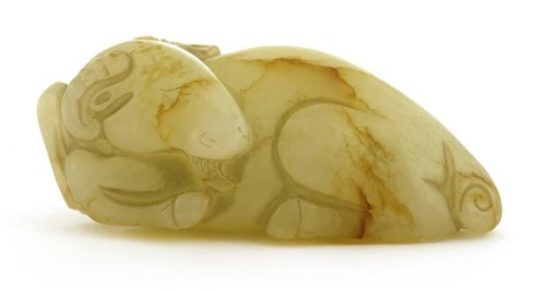 Lot 154 - A Chinese jade carving