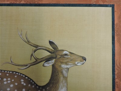 Lot 303 - A Chinese gouache painting