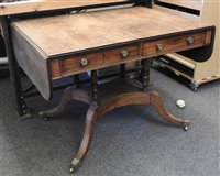 Lot 807 - A Regency mahogany sofa table