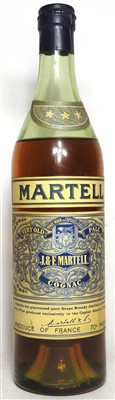 Lot 208 - Assorted Cognac and Port: Martell Cognac, 1950s?, and Pocas Junior, 1977, two bottles in total