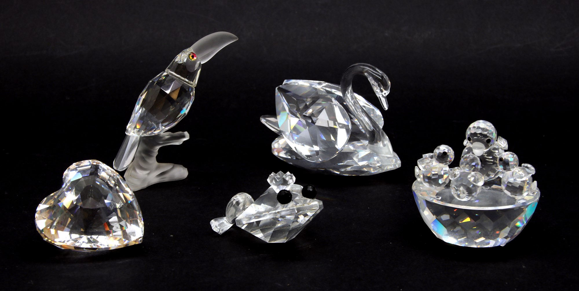Lot 110 A collection of Swarovski Crystal,