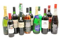 Lot 186 - A quantity of alcoholic beverages