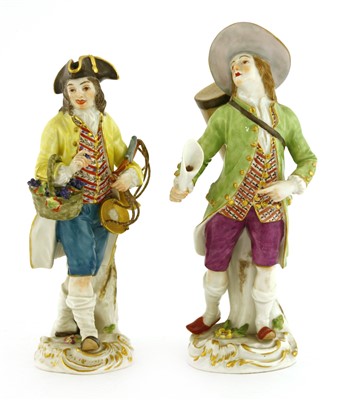 Lot 270 - Two Meissen porcelain figures