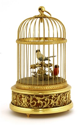 Lot 261 - A Reuge musical birdcage automaton