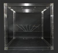 Lot 293 - A Lucite four poster bed