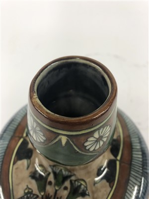 Lot 8 - A Dutch pottery vase