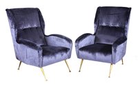 Lot 308 - A pair of Italian ISA armchairs