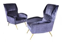 Lot 308 - A pair of Italian ISA armchairs
