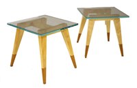 Lot 340 - A pair of Italian side tables