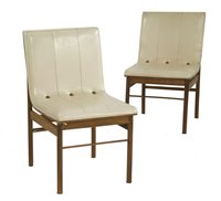 Lot 350 - A set of eight Brazilian dining chairs