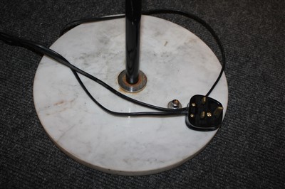 Lot 353 - An Italian chrome floor lamp