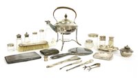 Lot 158 - A collection of silver items