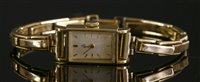 Lot 88 - A ladies' gold-plated Ebel mechanical strap watch