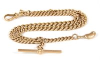 Lot 42 - Two watch chains
