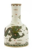 Lot 126 - A Chinese famille verte vase