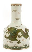 Lot 126 - A Chinese famille verte vase