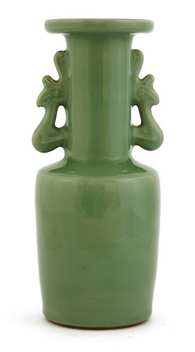 Lot 85 - A Chinese Longquan ware celadon vase