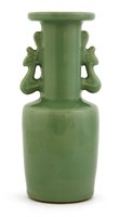 Lot 85 - A Chinese Longquan ware celadon vase