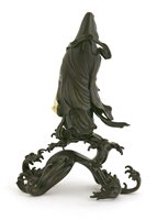 Lot 336 - A Japanese bronze figure