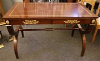 Lot 629 - French Empire style table