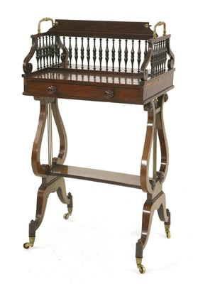 Lot 616 - A Regency rosewood bookstand