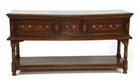 Lot 669 - An oak dresser base