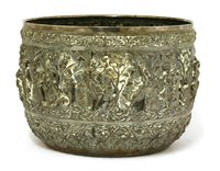 Lot 7 - A Burmese silver bowl