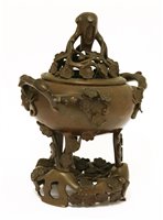 Lot 261 - A Chinese bronze incense burner