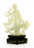 Lot 213 - A Chinese jade carving