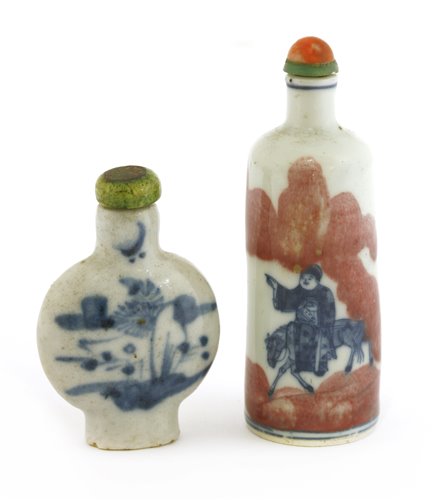 Lot 486 - Two Chinese snuff bottles