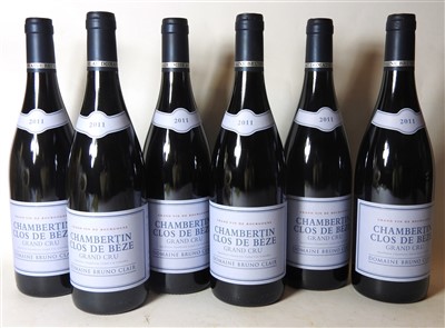 Lot 219 - Chambertin Clos de Bèze, Grand Cru, Domaine Bruno Clair, 2011, six bottles (boxed)